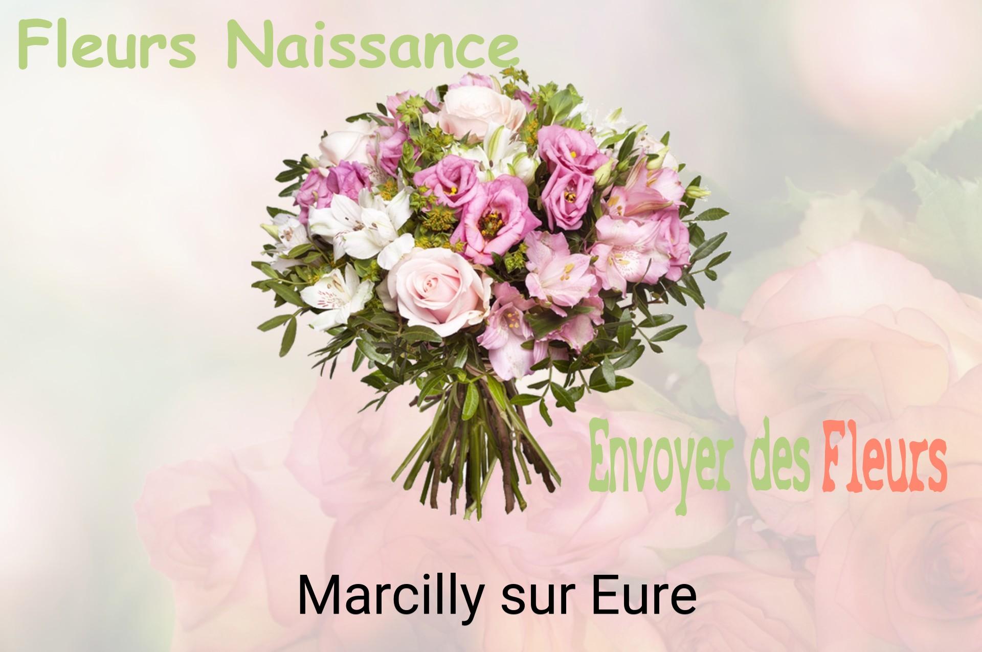Bouquet de fleurs de naissance livré à Marcilly-sur-Eure