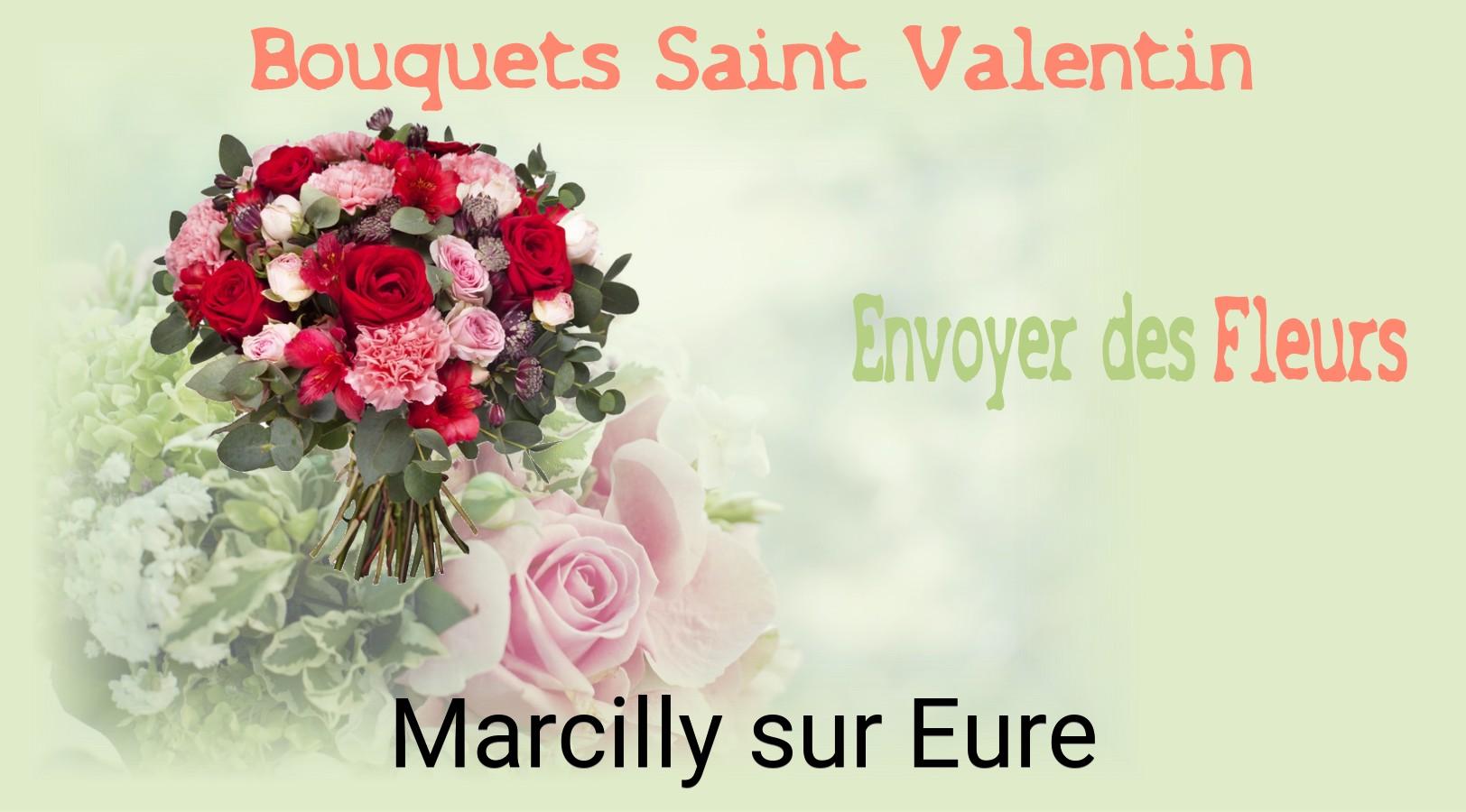 Roses de Saint-Valentin livrées à Marcilly-sur-Eure